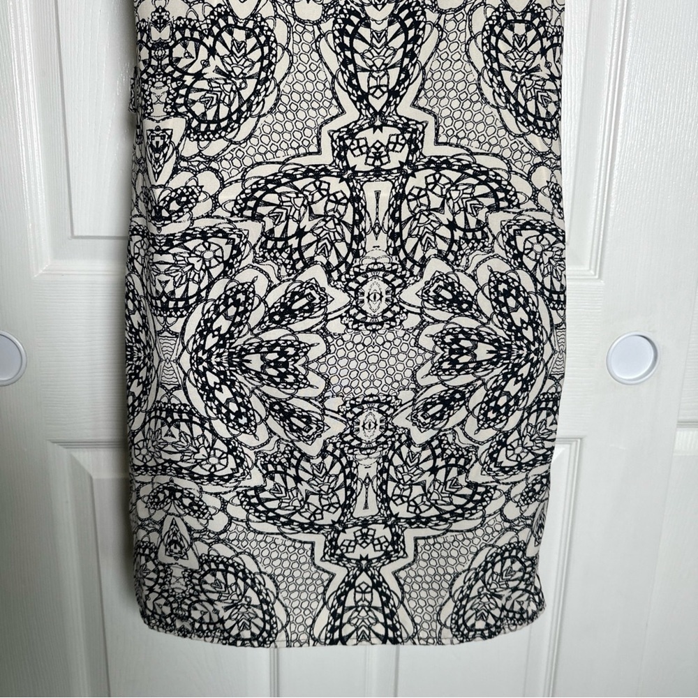 Veronica M Women's XS Sleeveless Dress Black Tan Paisley Print Sundress XSmall - Picture 9 of 11